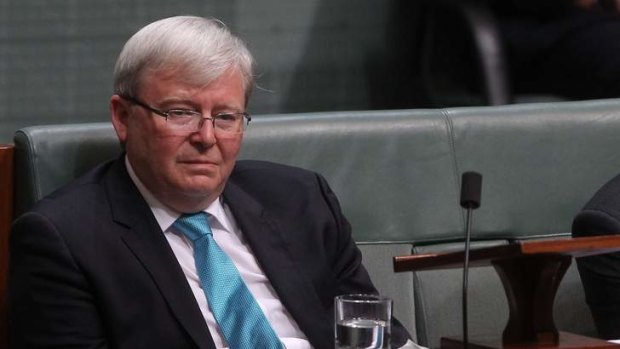 Favourite subject: The government said a great deal of Kevin Rudd but not its own operations.