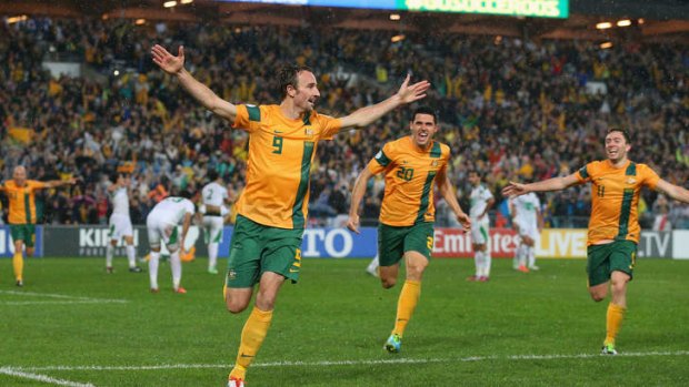 Young blood: Josh Kennedy is one of the few recent junior representatives to graduate to the Socceroos.