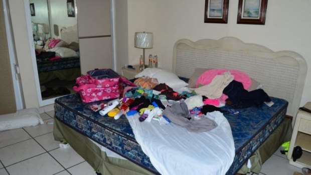A bedroom of the high-rise condominium where Guzman was arrested, in Mazatlan, Mexico.