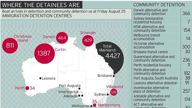 <em>Graphic: Where the detainees are</em>