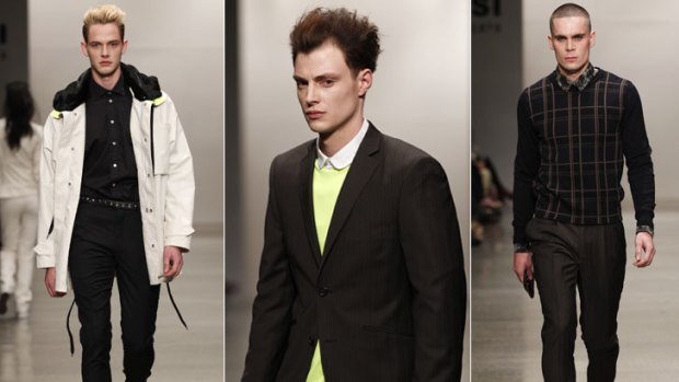 Cool edge ... menswear from Zambesi’s autumn-winter 2012 collection.