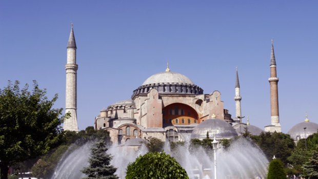 East meets West ... the magnificent Hagia Sophia.