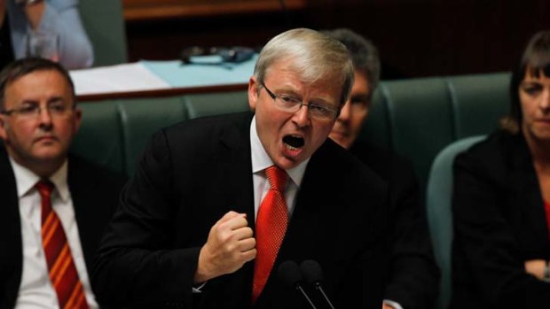 People's choice ... Kevin Rudd.