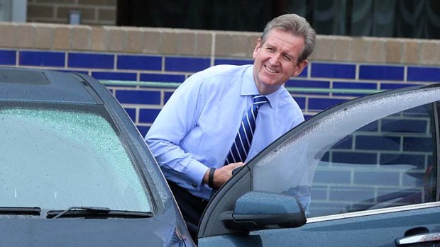 Still favoured: The Nielson poll shows Barry O'Farrell to be the preferred NSW leader by 50 per cent of voters.