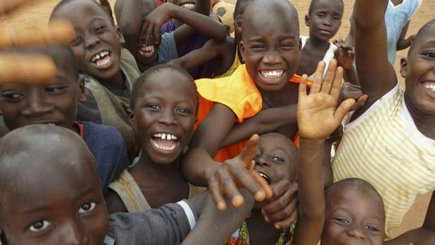 Healthy children in Guinea Bisseau. Photo: Dr Holger Unger.