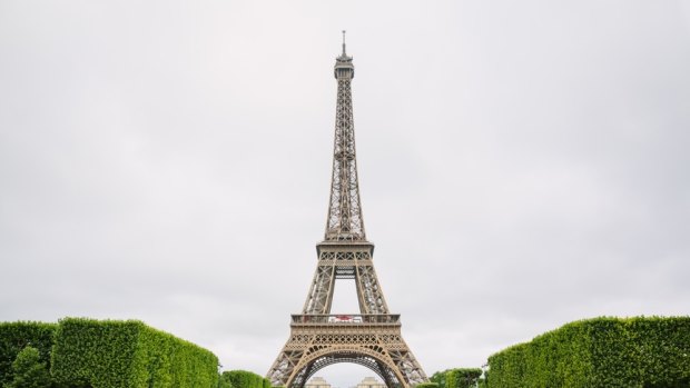 The iconic Eiffel Tower.