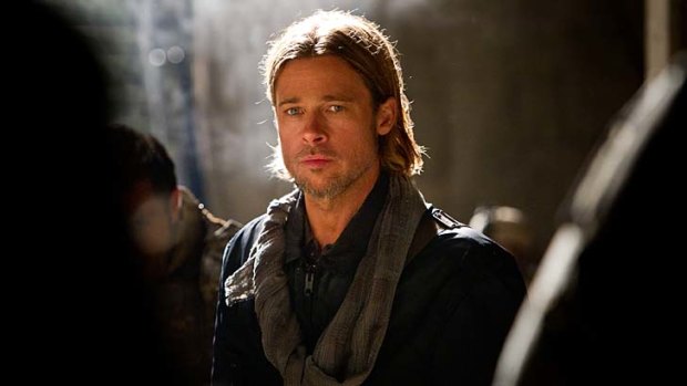 Anti-virus mission: Brad Pitt plays a former UN investigator.