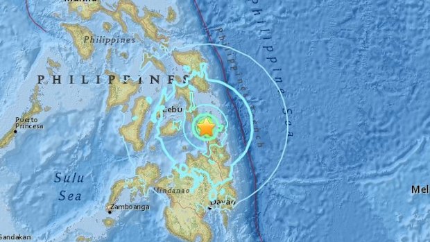 The quake hit at 1:03 in the morning on Saturday AEDT.