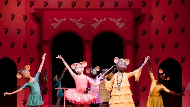 Thrill and tragedy &#8230; Angelina the dancing mouse, centre in pink, is back for the Big Audition.