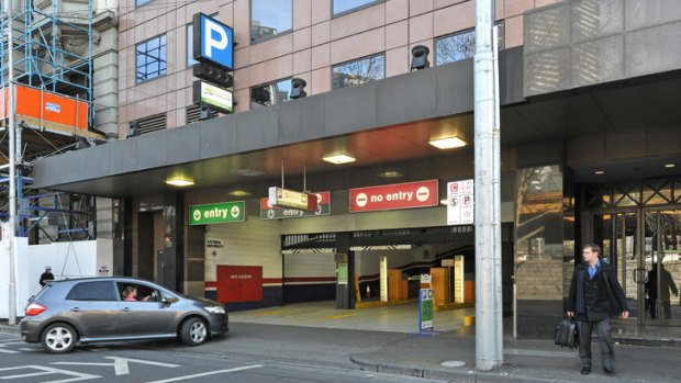 The car park at 300 Flinders Street in the city will be put to the market in coming weeks.