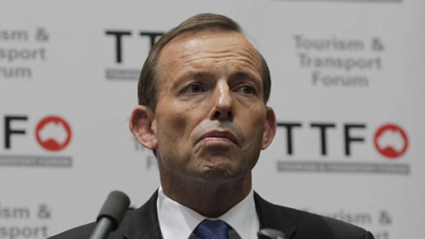 Tony Abbott: self-professed political love child of Bronwyn Bishop and John Howard.