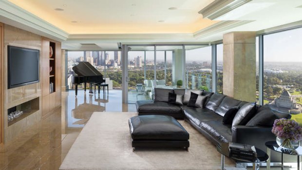 Solomon Lew has bought a penthouse that occupies a full floor in the Royal Domain Tower.