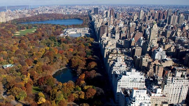 Prestigious address ... Fifth Avenue flanks Central Park.