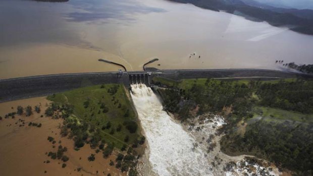 Responsibility ... the management of Wivenhoe Dam has been minutely scrutinised in the wake of floods that hit the CBD.