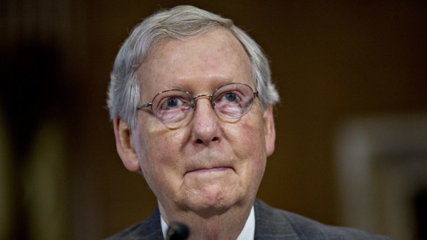 Tensions between the president and Senate majority leader, Mitch McConnell, are rising.