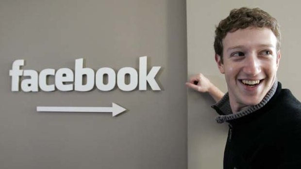 Mark Zuckerberg in his office in Palo Alto, California.