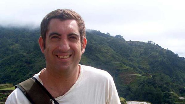 Joel Katz seen here in an earlier trip to The Philippines. He's now at an outreach blogger post in a Bangladeshi slum.