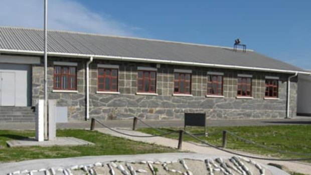 The main entrance to Robben Island jail.
