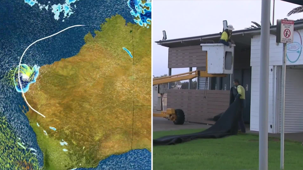 WA town prepares for arrival of Cyclone Lincoln