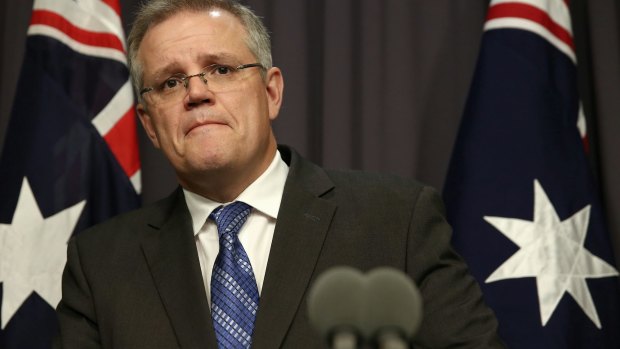 Treasurer Scott Morrison unveiled the company tax cuts in his May budget.