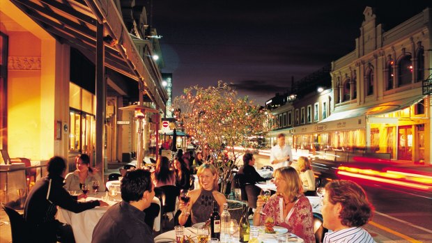Rundle Street in Adelaide - a foodie mecca.