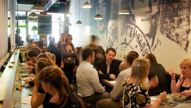 The figures show Australians are eating out more than shopping.