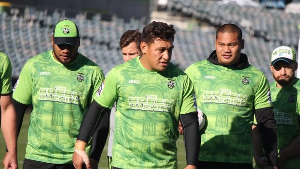 Josh Papalii drove home after Queensland's Origin win on Wednesday to take part in Canberra's captain's run on Thursday morning.