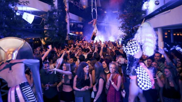 New dimension ... Pacha aims to be a sensory experience with aerialists, music, dancers and DJs.