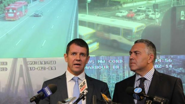 NSW Treasurer Mike Baird and federal Treasurer Joe Hockey want to bring the 'NSW model' of new infrastructure development to the G20 forum.