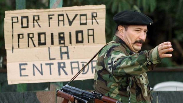 Jorge Briceno in 2001 ... the Colombian government has welcomed his death.
