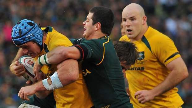 "It is a big opportunity for us, a chance to stake a good claim for your reputation as a good forward pack": Wallabies captain James Horwill.
