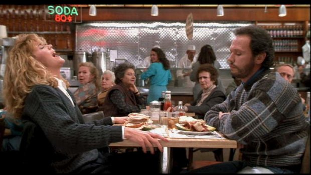 Meg Ryan and Billy Crystal in <i>When Harry Met Sally</i>.