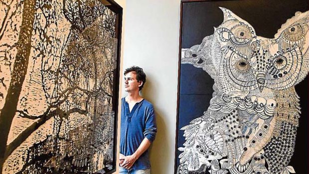 Nature's bounty ... Joshua Yeldham and his work.