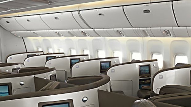 A different world ... Air New Zealand's Business Premier class.