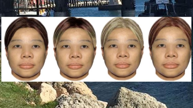 Police released a series of composite images of Ms Chen during their efforts to identify her. 