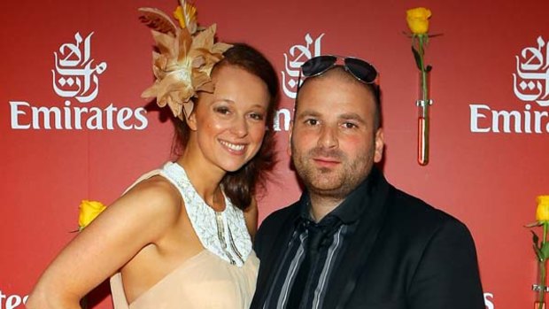 Baby joy . . . <i>MasterChef</i> judge George Calombaris and his partner, Natalie Tricarico are expecting their first child.