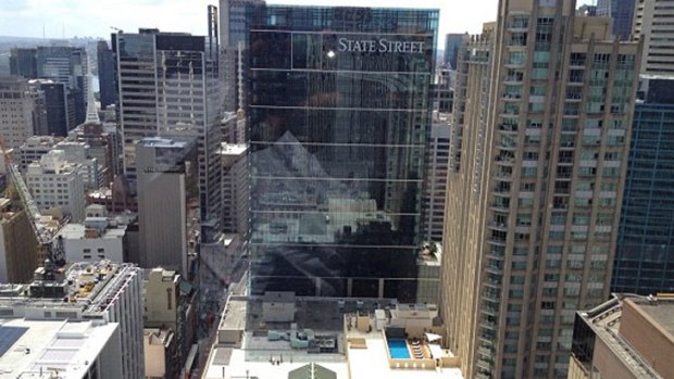 Usain Bolt tweeted this picture of the view from his Sydney hotel room.