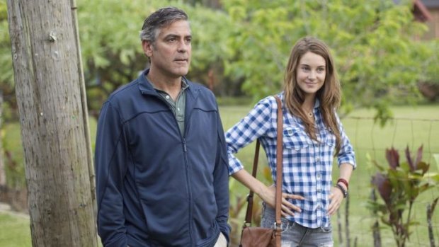 George Clooney and Shailene Woodley star in The Descendants.   