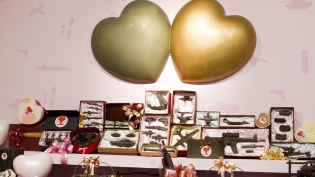Bitter-sweet &#8230; Tu Wei-Cheng's <i>Happy Valentine's Day!!</i> portrays chocolates as weapons.