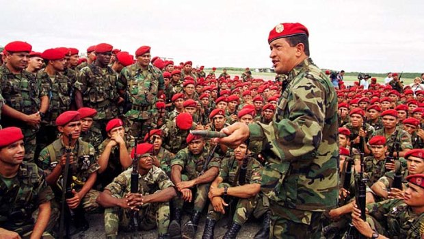 An inspiration to his people: Hugo Chavez.