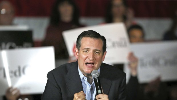 Republican Presidential candidate Senator Ted Cruz last month.