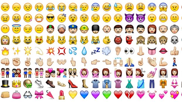 From smiley faces to thumbs up, there are now about 2600 different emojis worldwide.