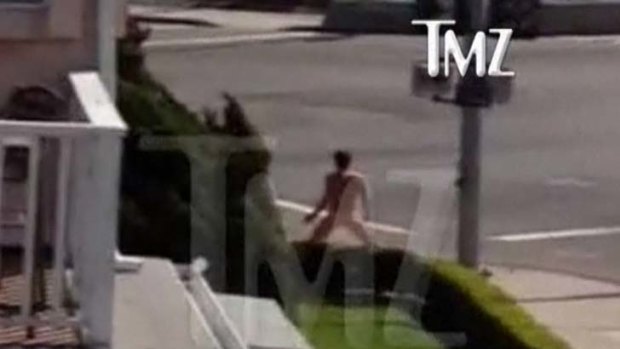 ''Emotional toll'' ... Jason Russell naked on the street in a TMZ video.