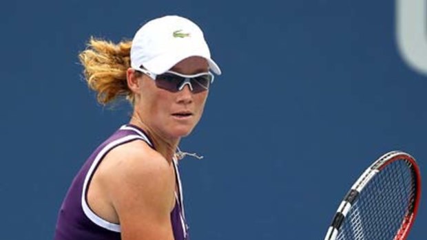 Samantha Stosur is into the second week of the US Open.