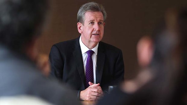 Planned legislation: NSW Premier Barry O'Farrell will allow families to report problem gamblers.