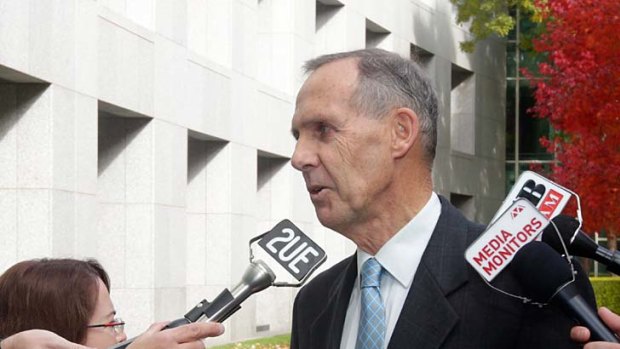 Greens leader Bob Brown was not in the mood for answering routine questions when he took aim at the media.