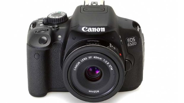 The Cannon EOS 650D.