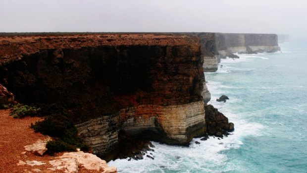 The Bunda Cliffs on the Great Australian Bight. Resources groups say there is still strong exploration potential in the area.