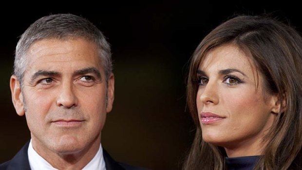 Court documents say that George Clooney and his Italian girlfriend, Elisabetta Canalis, above, were at a dinner with Karima El Mahroug.