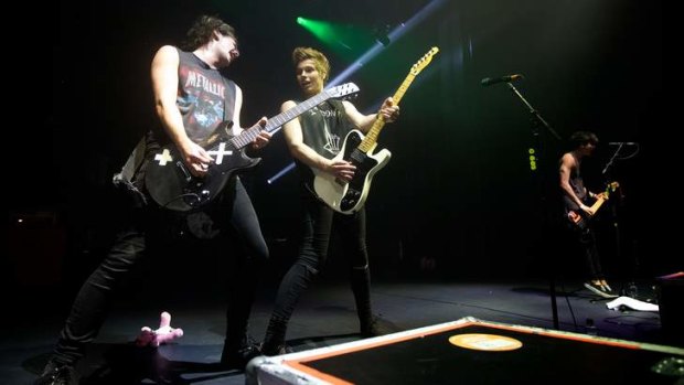 5 Seconds of Summer performs at the Enmore Theatre, Sydney.